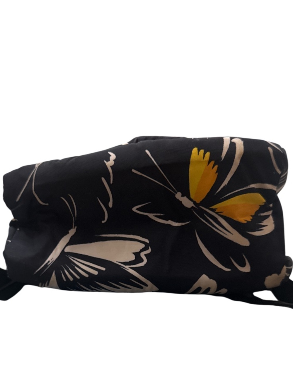 Adidas Logo Mini Black Nylon Backpack with Butterfly Accents - Picture 5 of 7